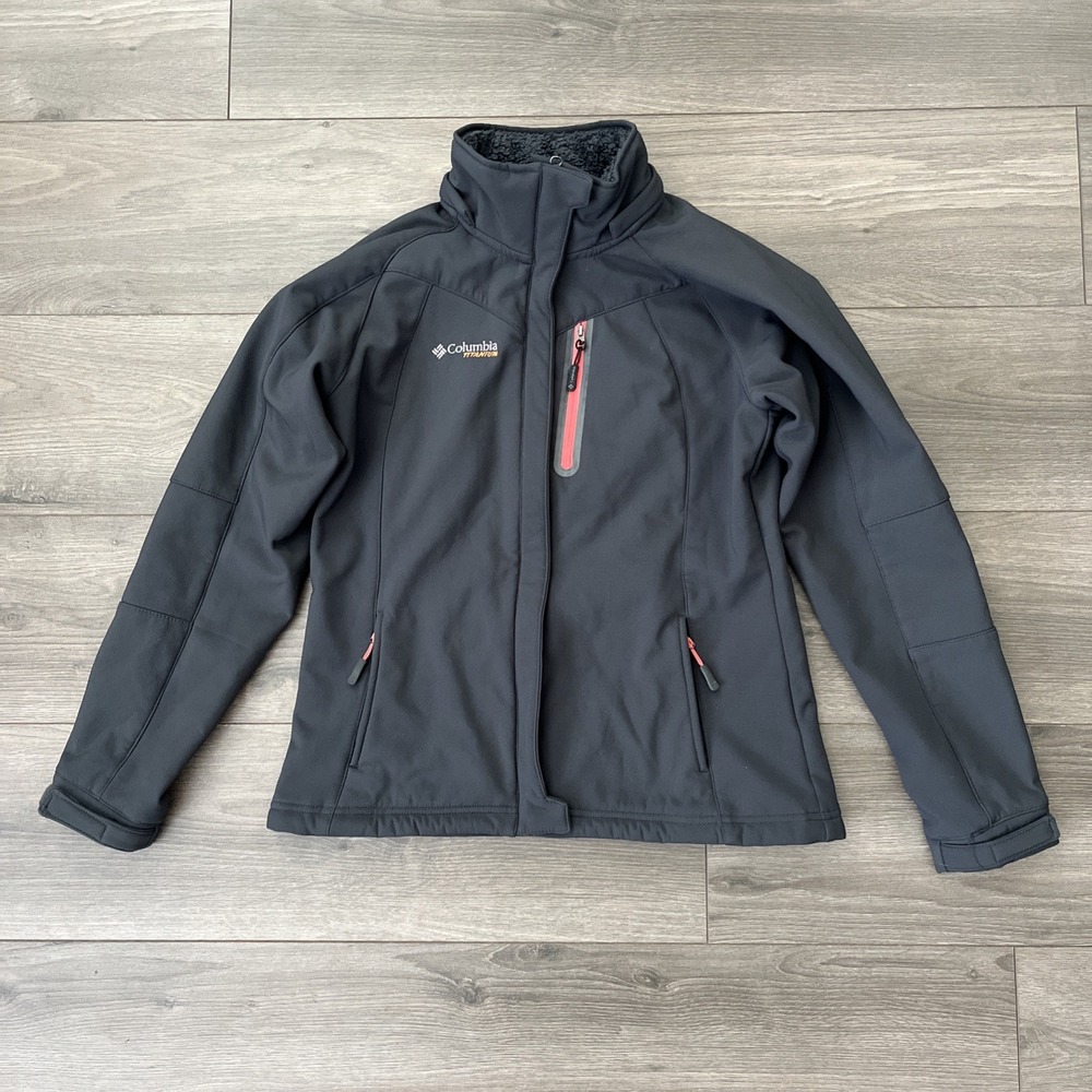 Columbia Titanium Jacket Womens M Full Zip Gray
